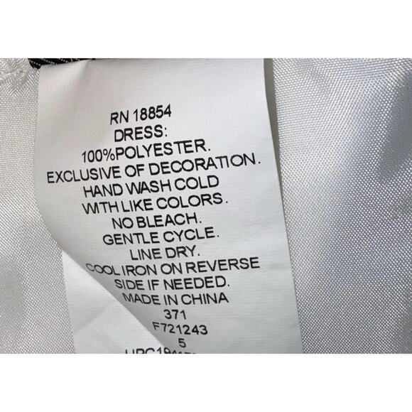 Rare Editions Girls 5 Embroidered Dress Formal Wedding Special Occasion Party - Picture 3 of 10